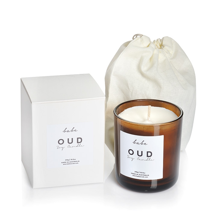 OUD Luxury Soy Candle 300gm Lore Perfumery