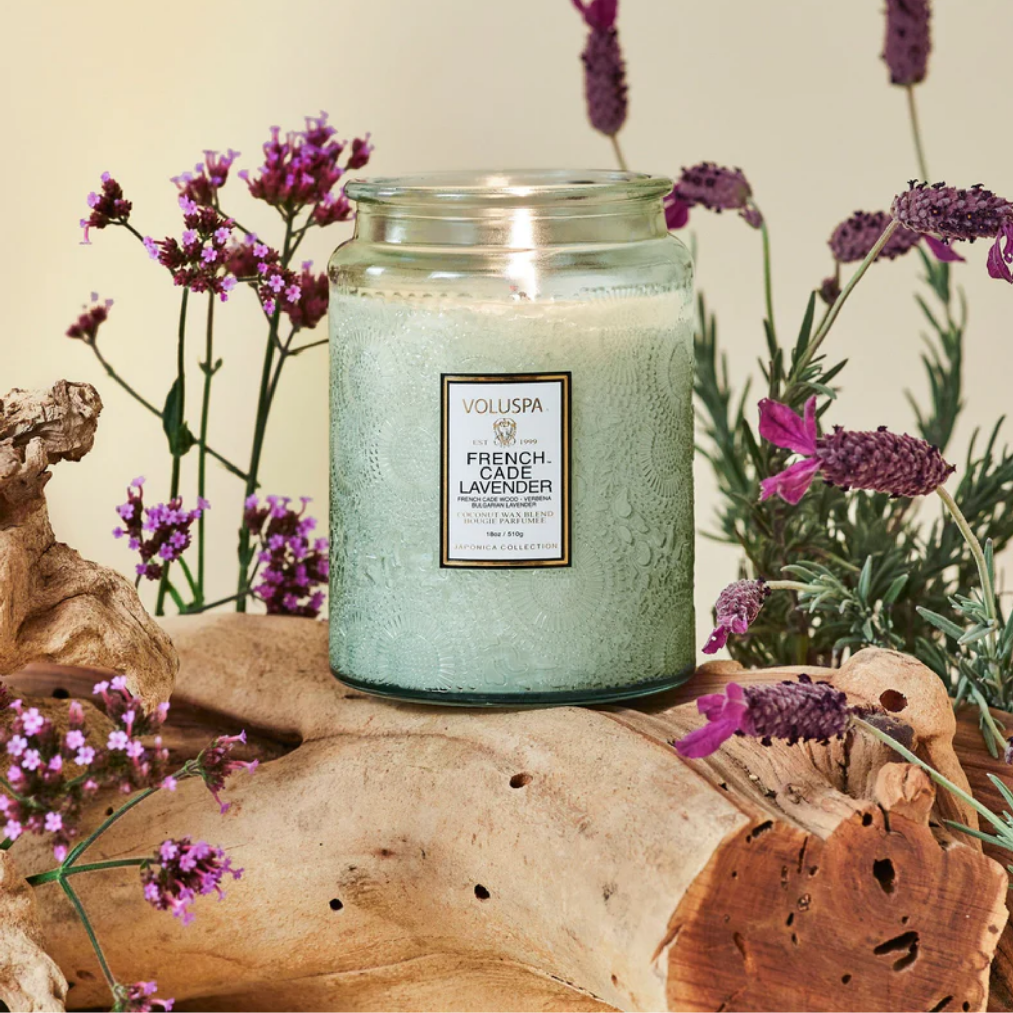 French Cade & Lavender Large Jar Candle 510g - Image 3