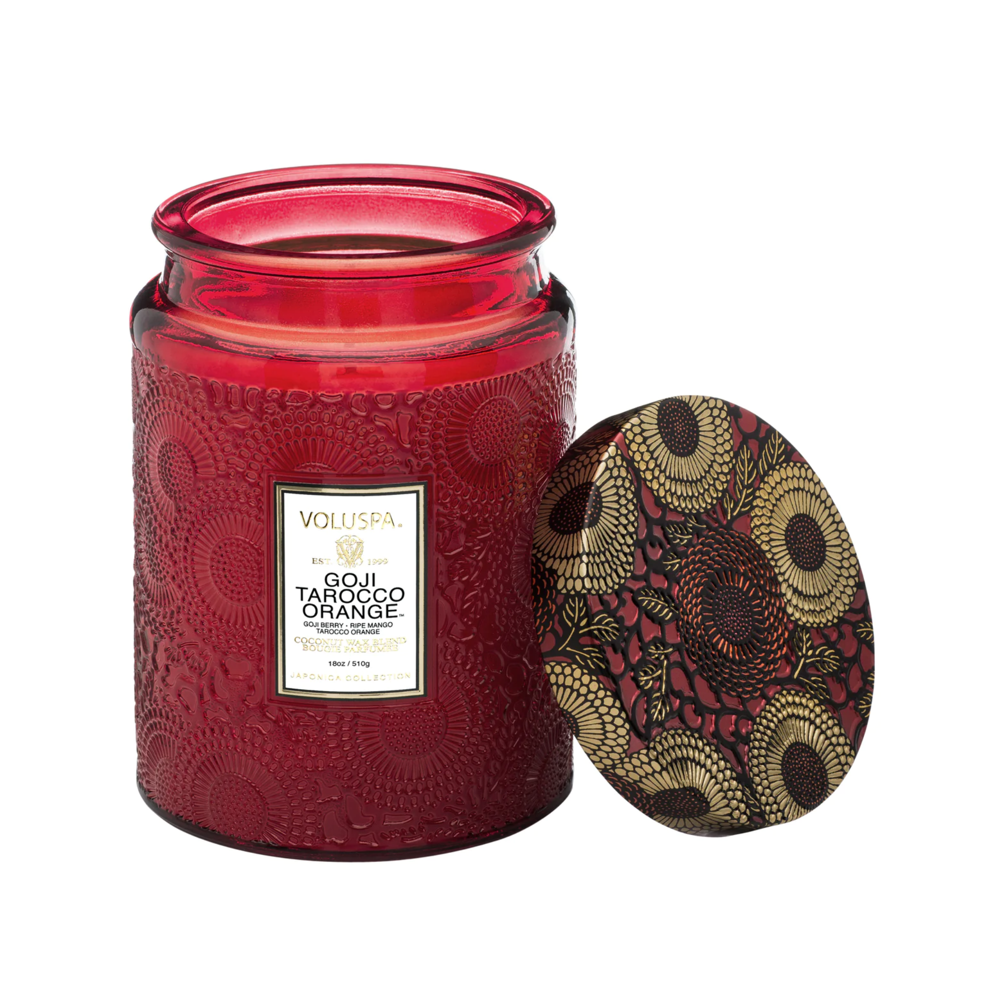 Goji & Tarocco Orange Large Jar Candle 510g - Image 2