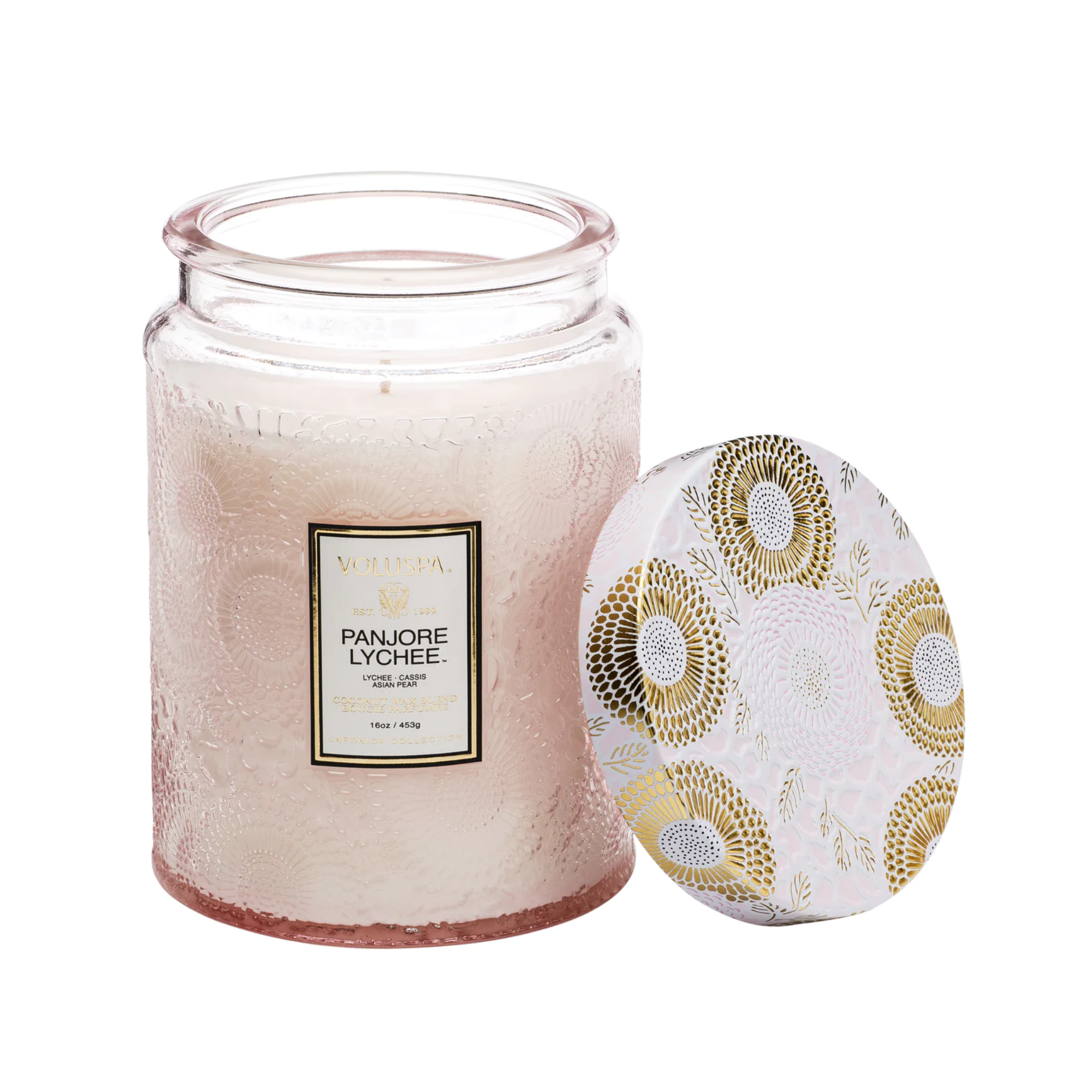 Panjore Lychee Large Jar Candle 510g - Image 2