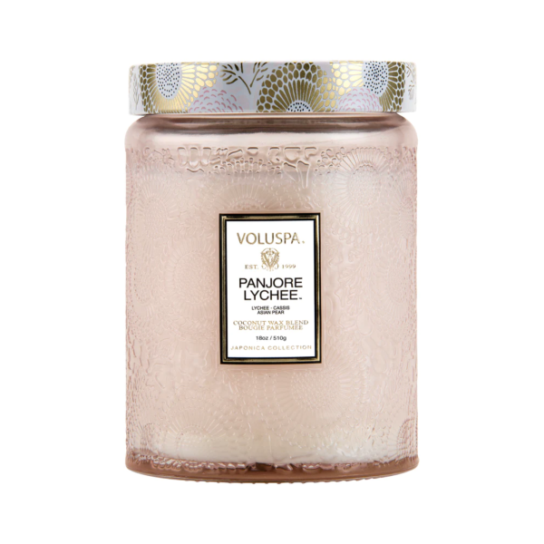 Panjore Lychee Large Jar Candle 510g