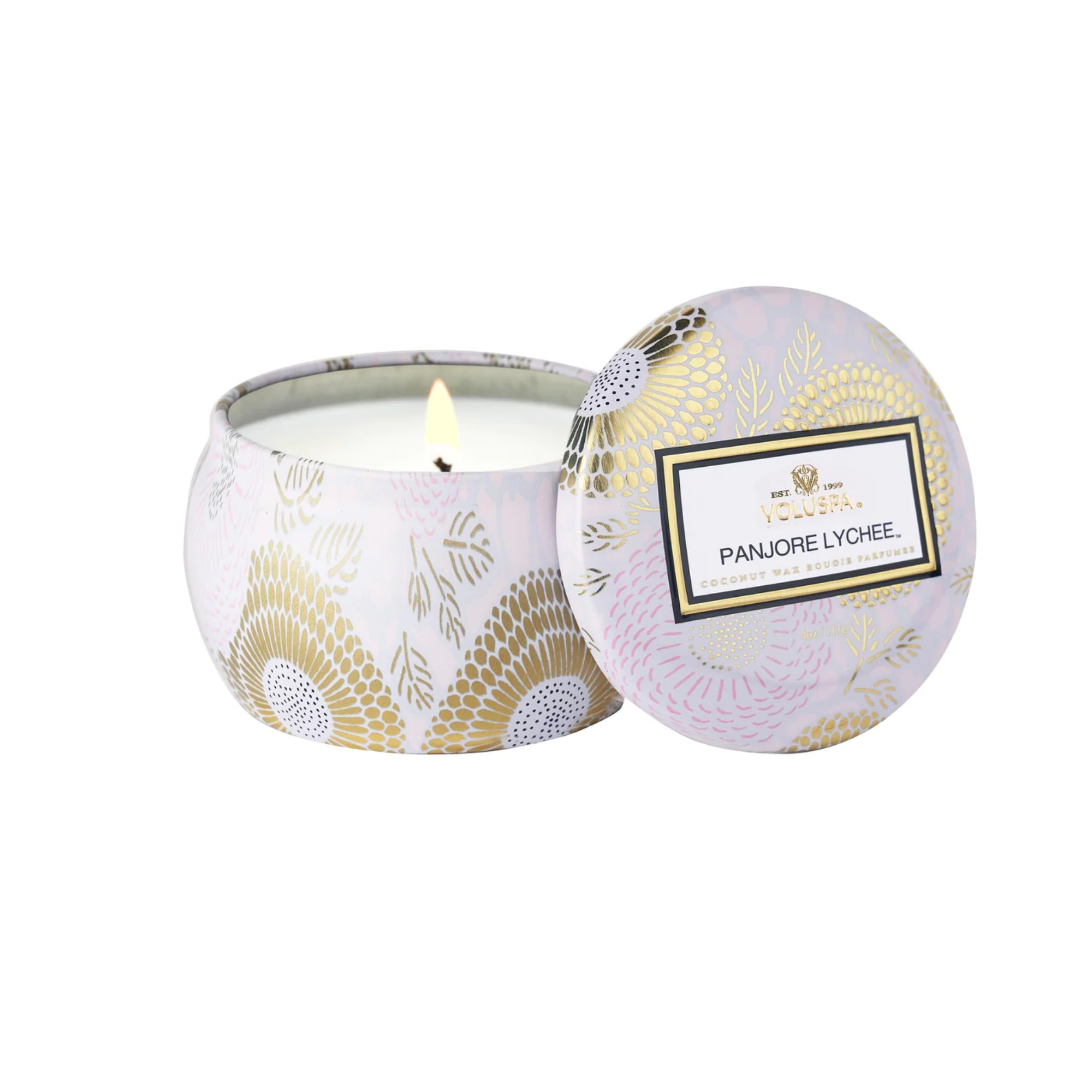Panjore Lychee Mini Tin Candle 113g - Image 2