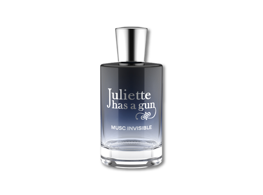 bottle of musc invisible by juliette has a gun