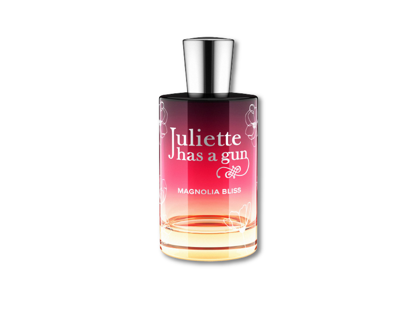 bottle of magnolia bliss by juliette has a gun