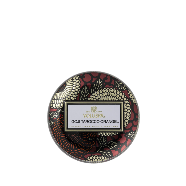 Goji Tarocco Orange Mini Tin Candle 113g