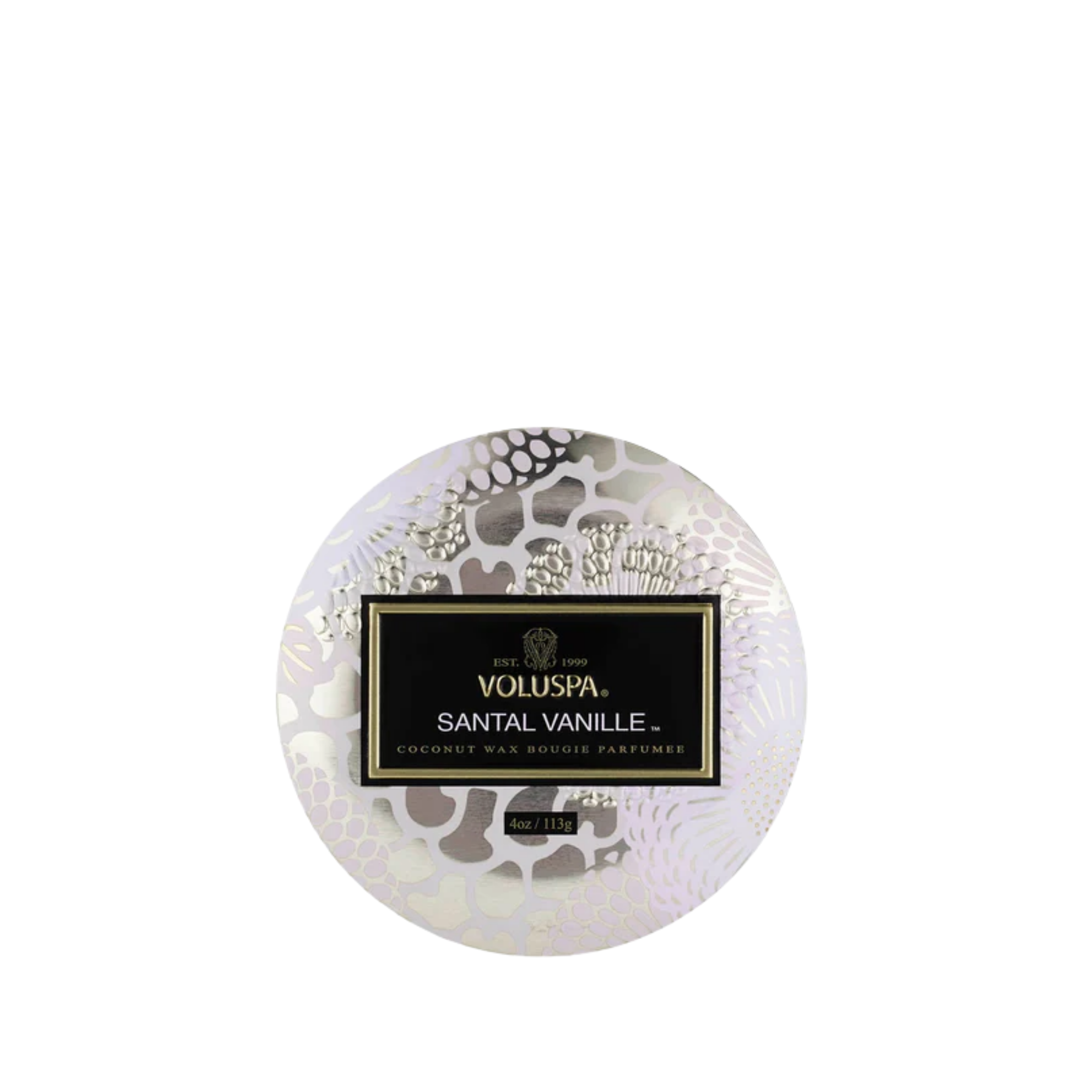 Santal Vanille Mini Tin Candle 113g