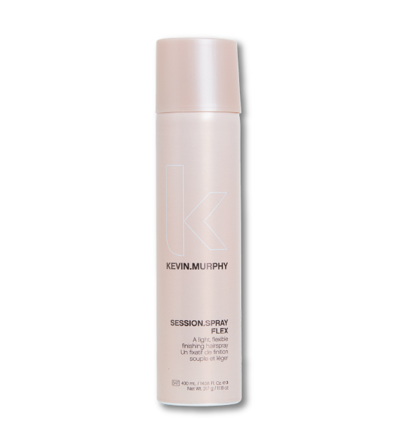 a bottle of session spray flex by kevin murphy