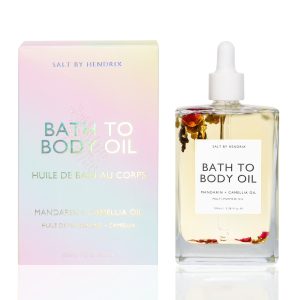 salt by hendrix bath to body oil with mandarin and camellia oil