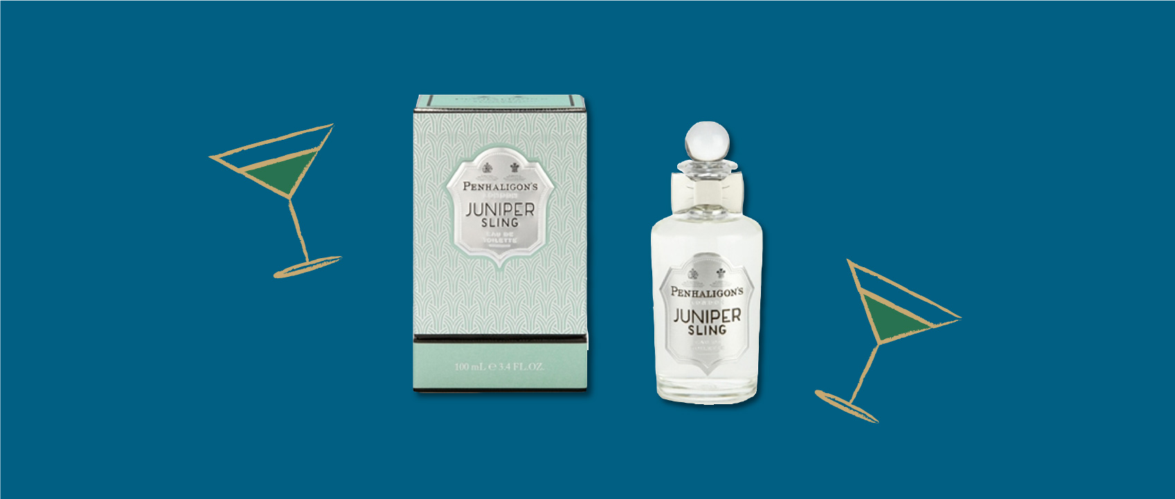 bottle of juniper sling perfume by penhaligons