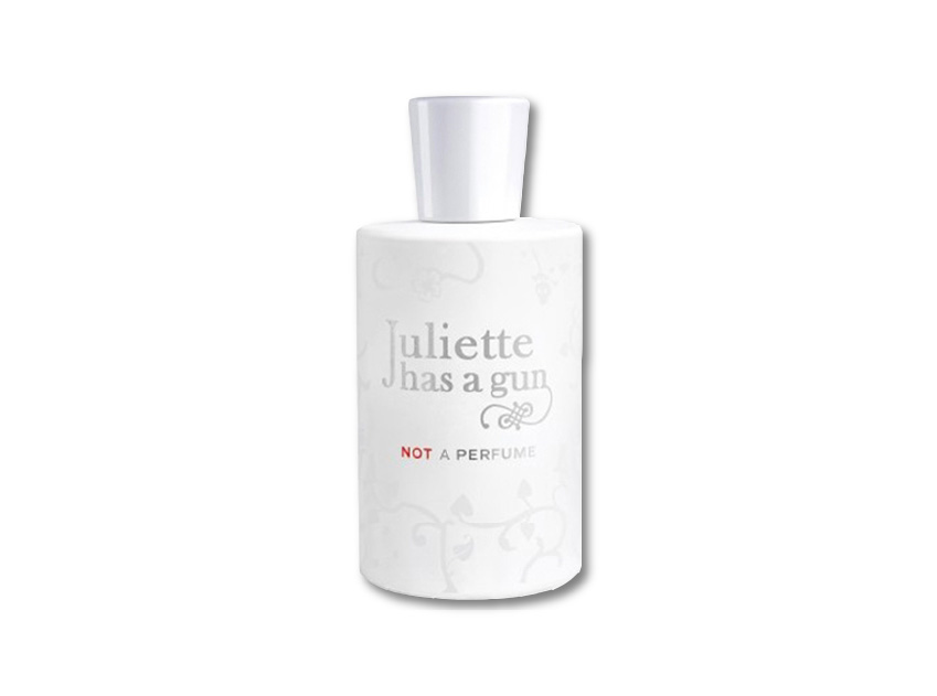 bottle of not a perfume edp by juliette has a gun