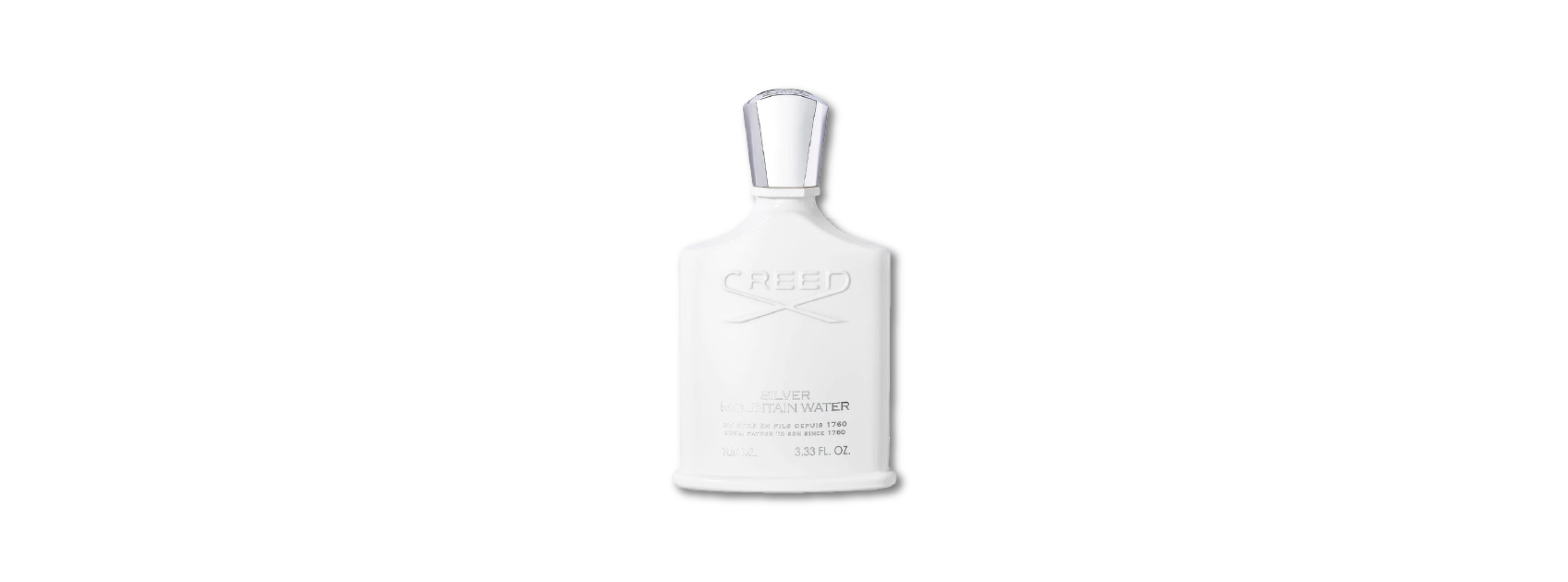 bottle of silver mountain water fragrance by creed
