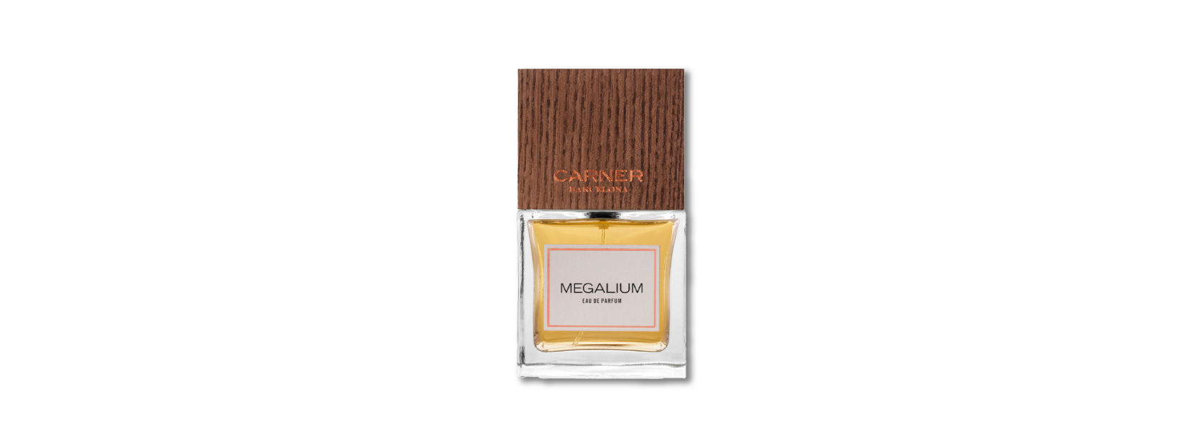 bottle of megalium perfume by carner barcelona