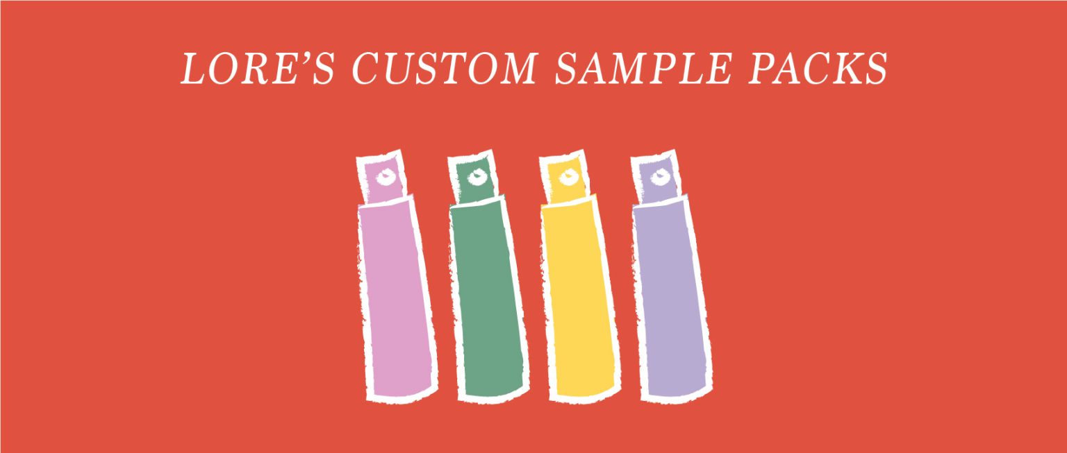 Our Custom Sample Packs Lore Perfumery