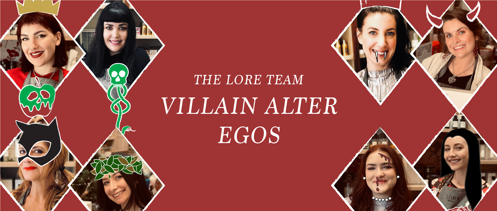 lore team villain alter egos