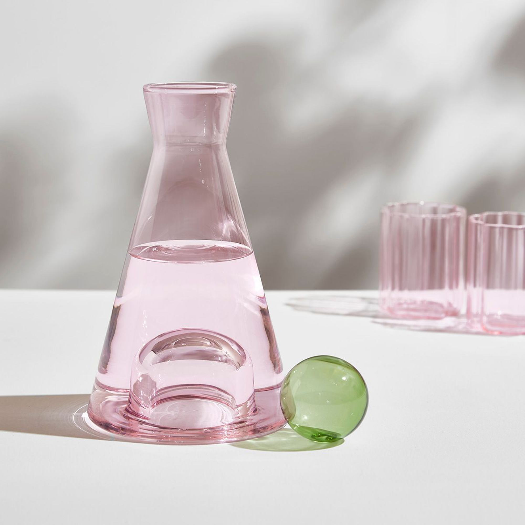 Vice Versa Carafe Pink + Green Lore Perfumery