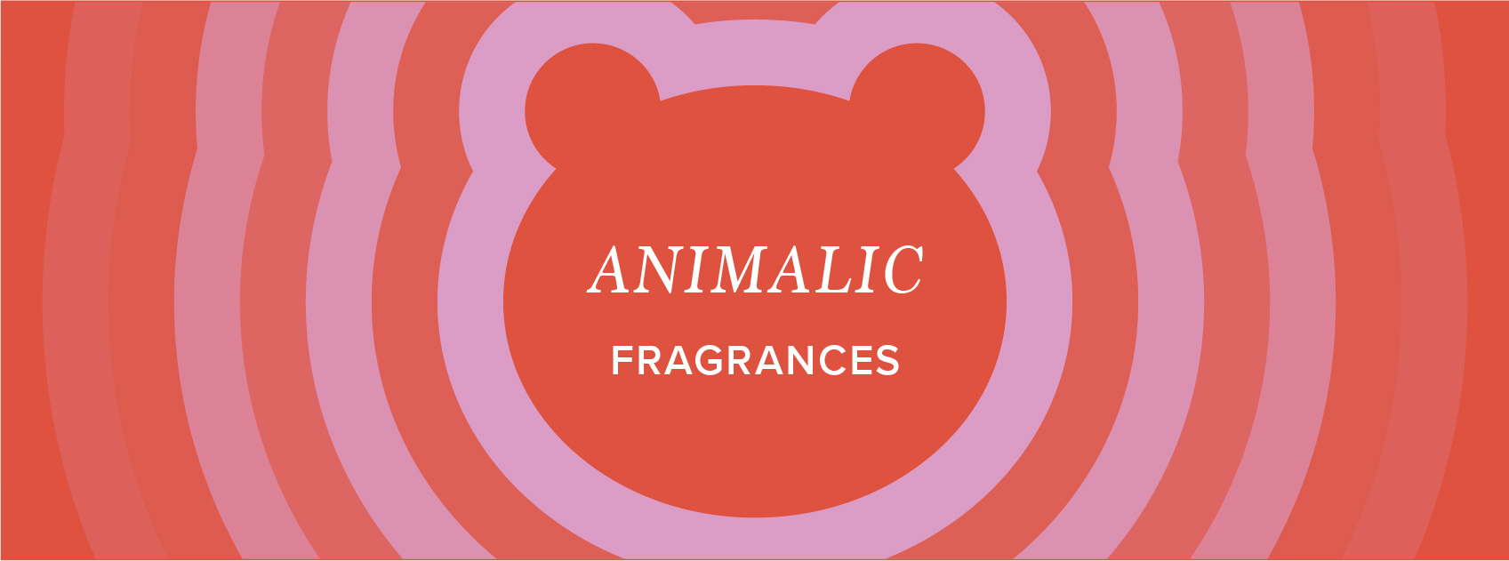 title animalic fragrances in red and pink bears