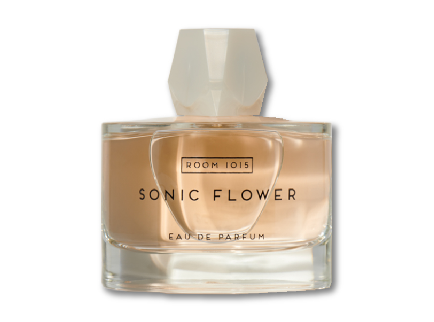 bottle of sonic flower by room 1015