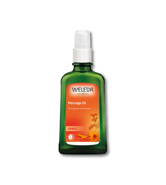 photo of arnica massage oil by weleda