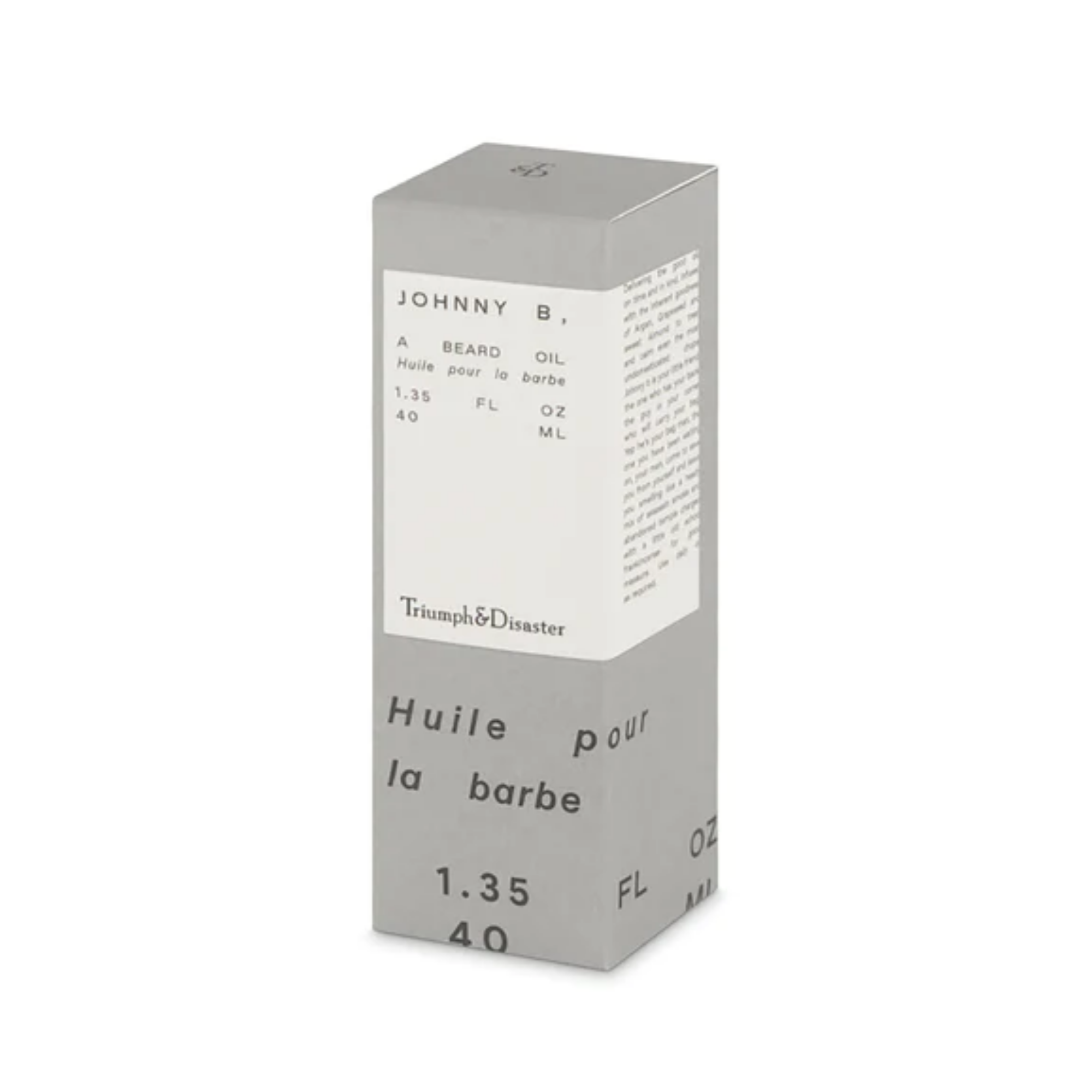 Johnny B Beard Oil 40ml Lore Perfumery