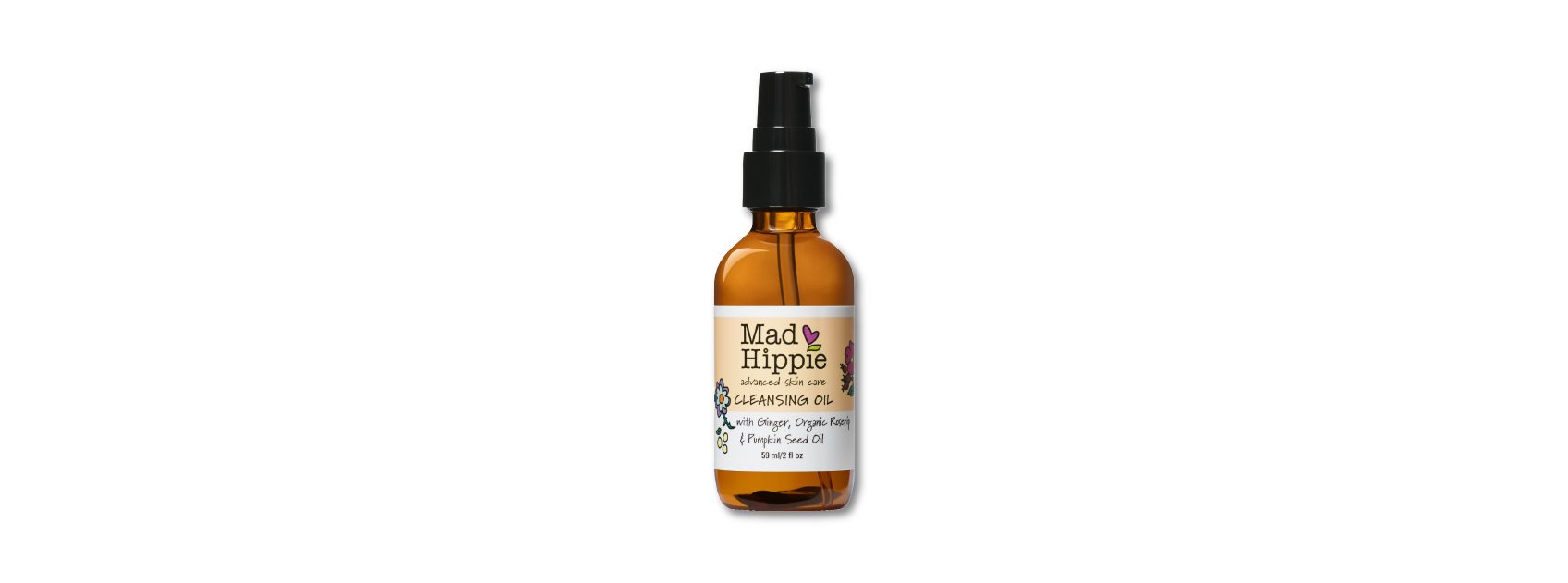 bottle of cleansing oil by mad hippie