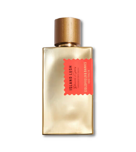 bottle of island lush by goldfield & banks
