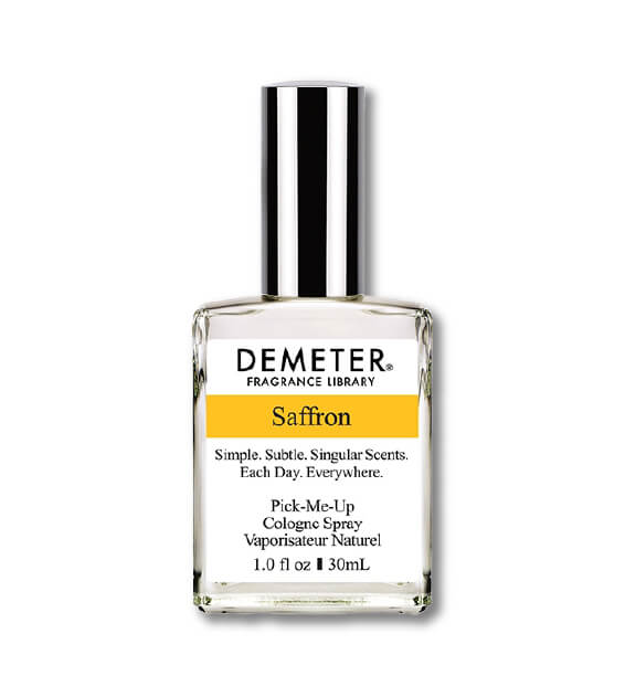 bottle of saffron by demeter