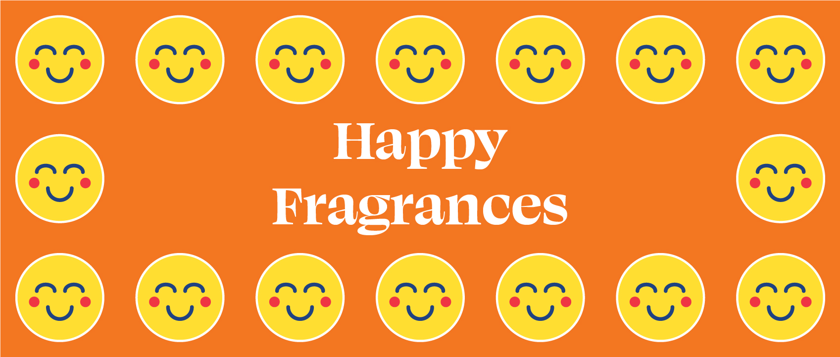 happy fragrances with smiley faces