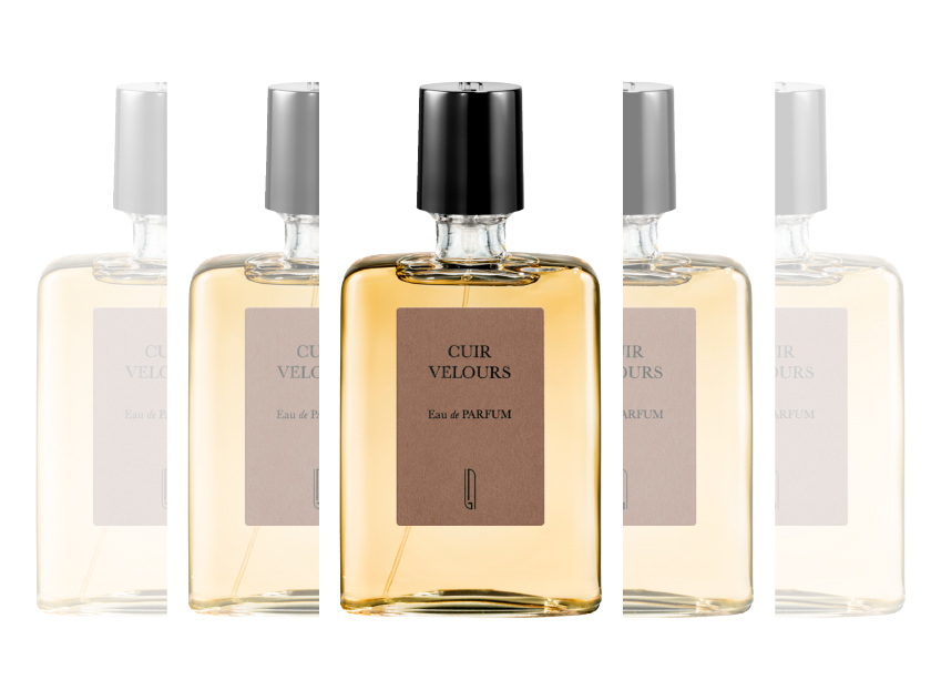 bottle of cuir velours by naomi goodsir