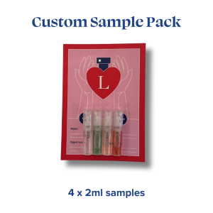 Custom perfume sample pack