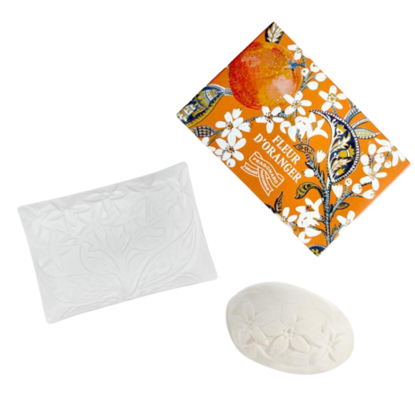Fleur d'Oranger Soap & Dish Set - Image 2