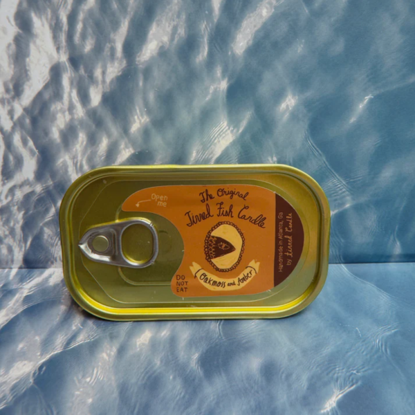 Oakmoss & Amber Tinned Candle 113g - Image 2