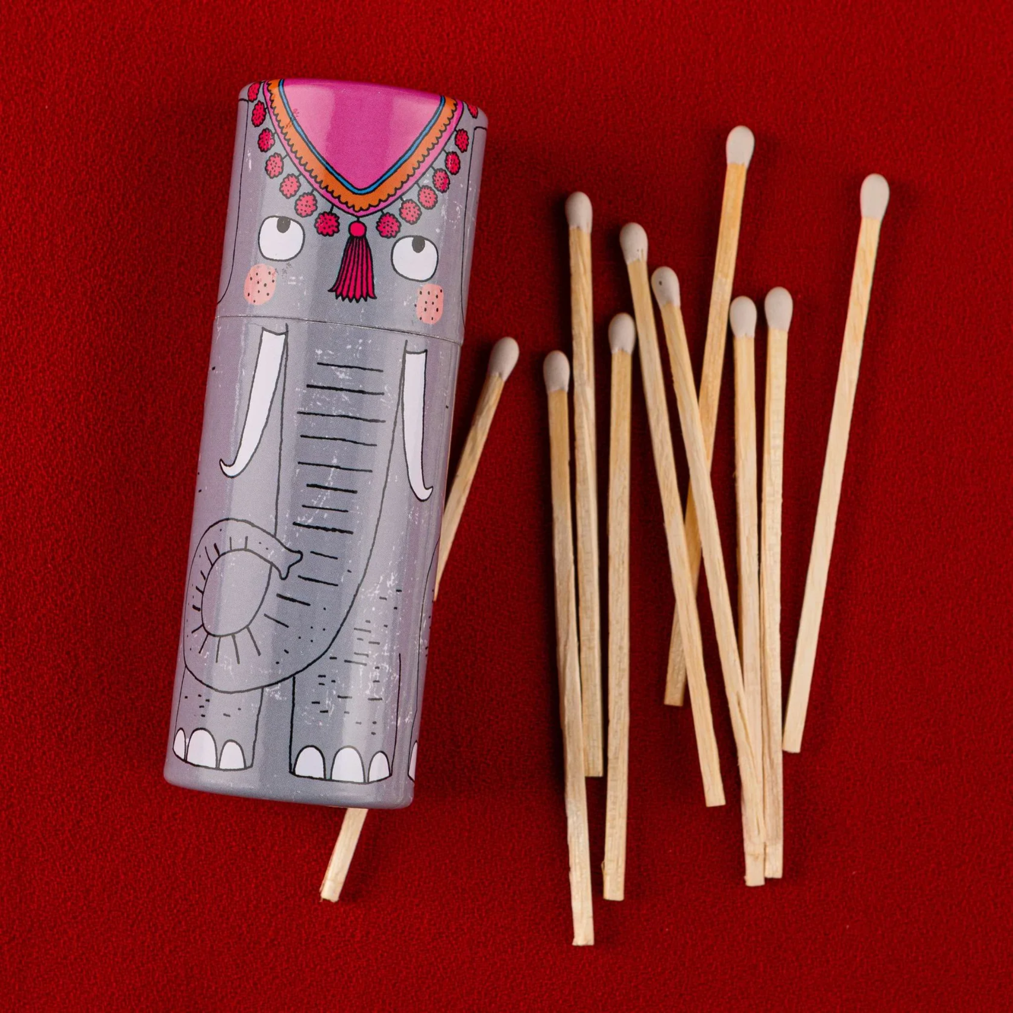 Elephant Match Cylinder - Image 3