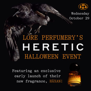 Wednesday October 29 - A Heretic Halloween - 1 x Event Spot