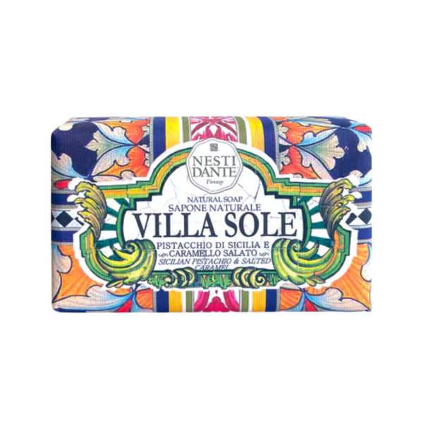 Villa Sole - Sicilian Pistachio & Salted Caramel Soap 250g