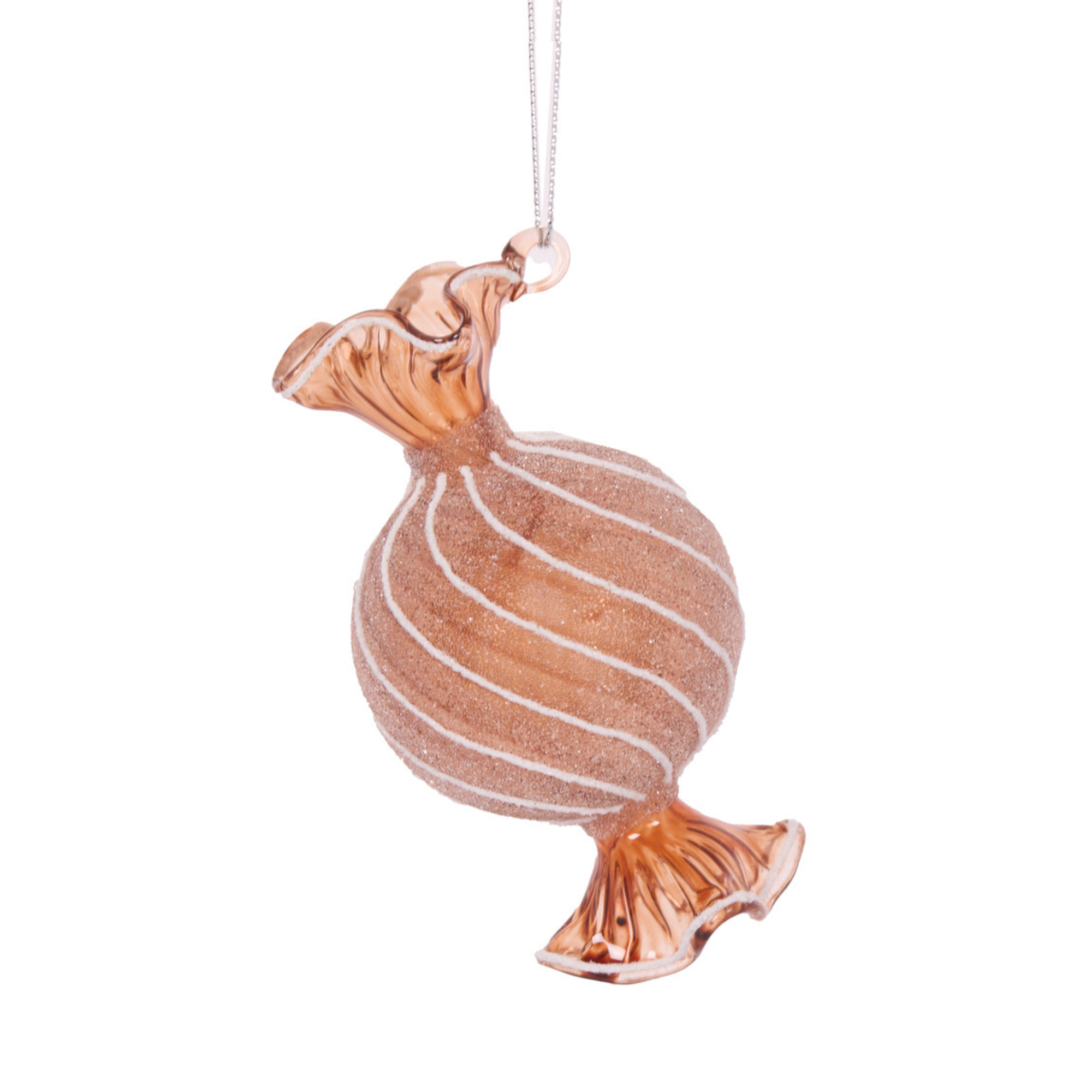 2025 Christmas - Round Frosted Gingerbread Lolly Ornament