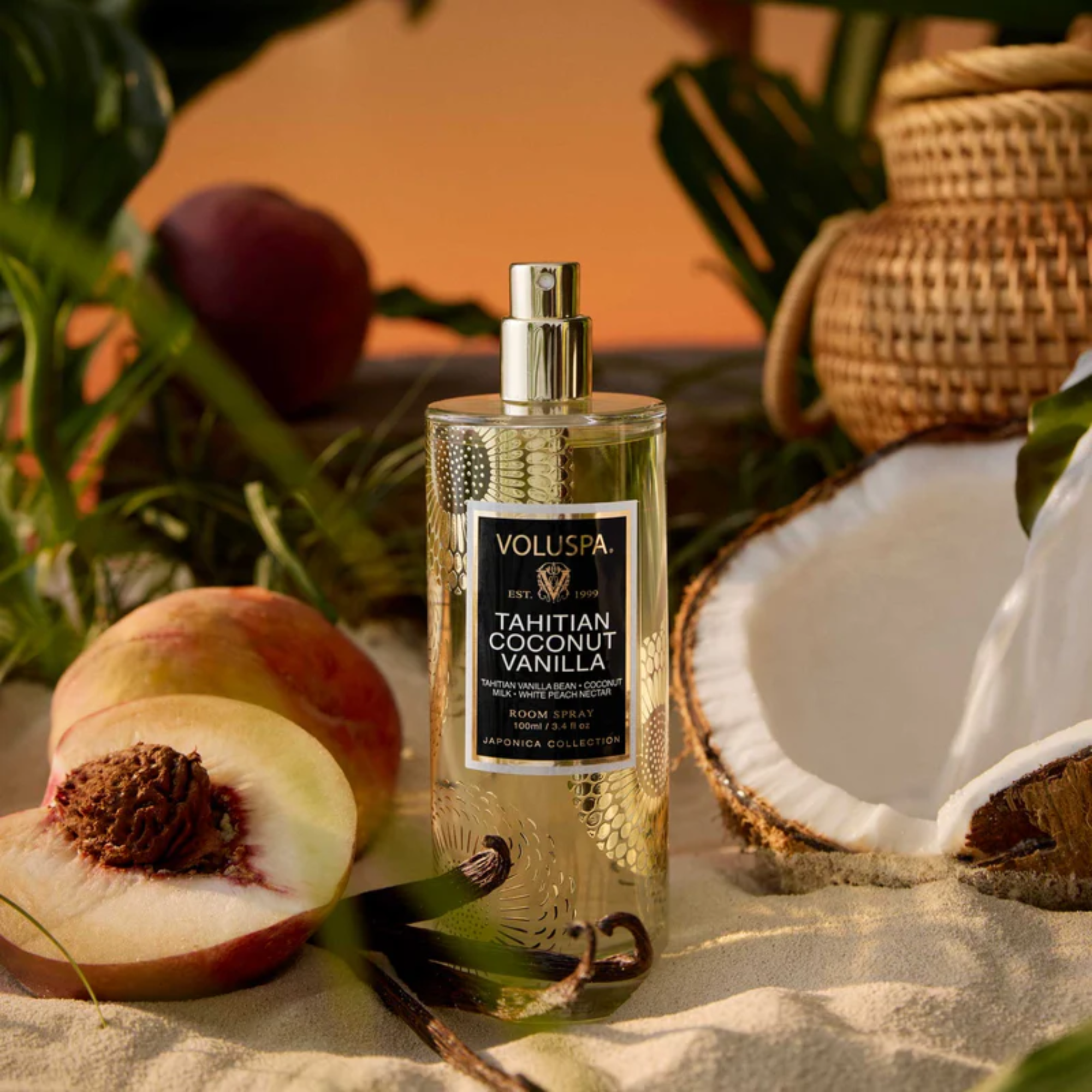 Tahitian Coconut Vanilla Room & Body Spray 100ml - Image 2