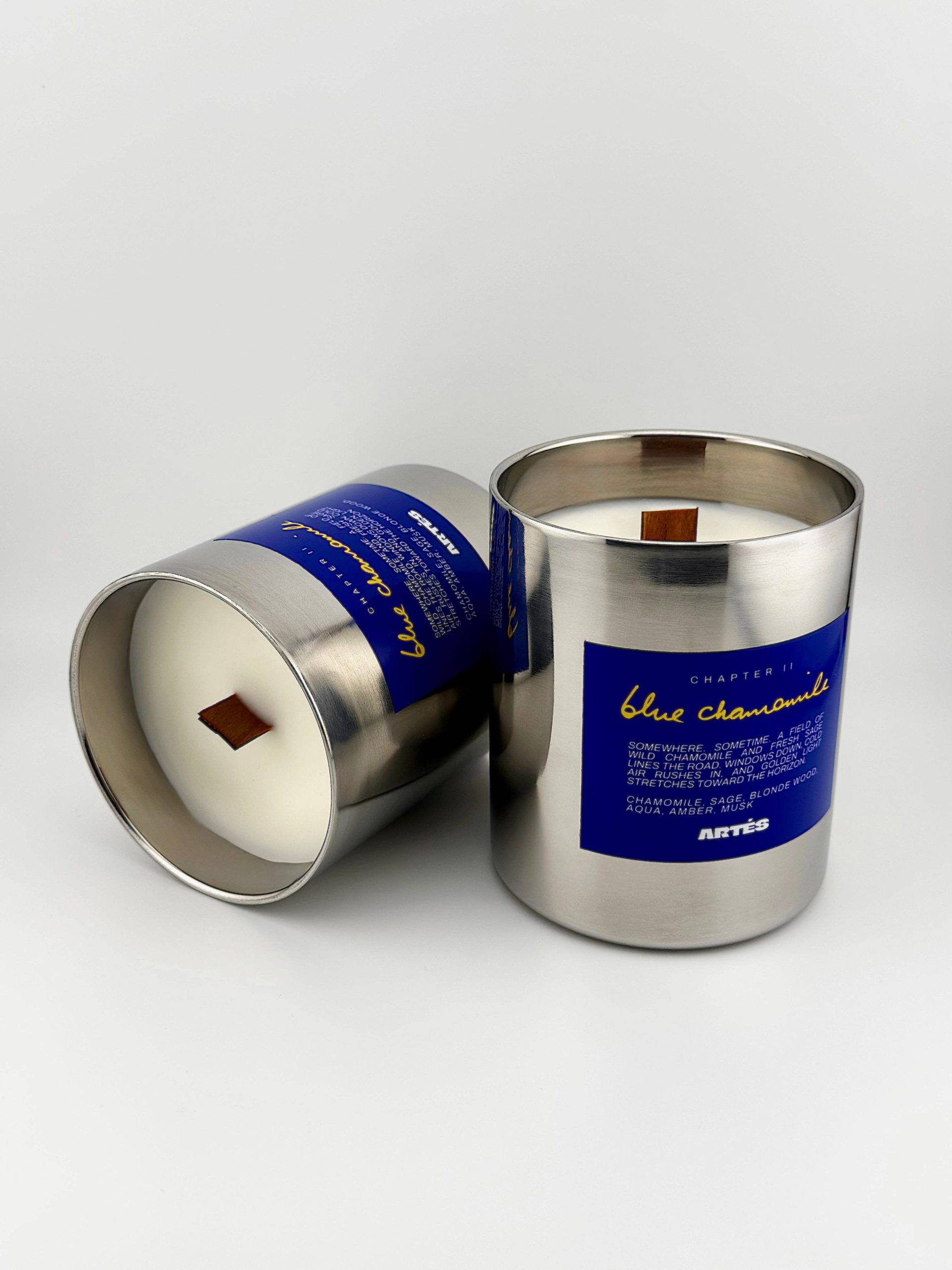 Blue Chamomile Scented Candle 320g - Image 2