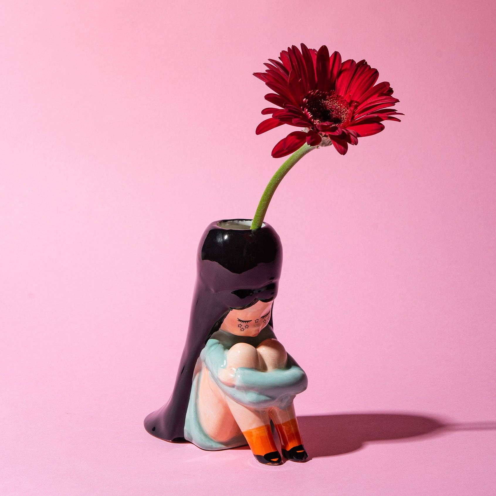 Dalila Ceramic Flower Vase - Image 2