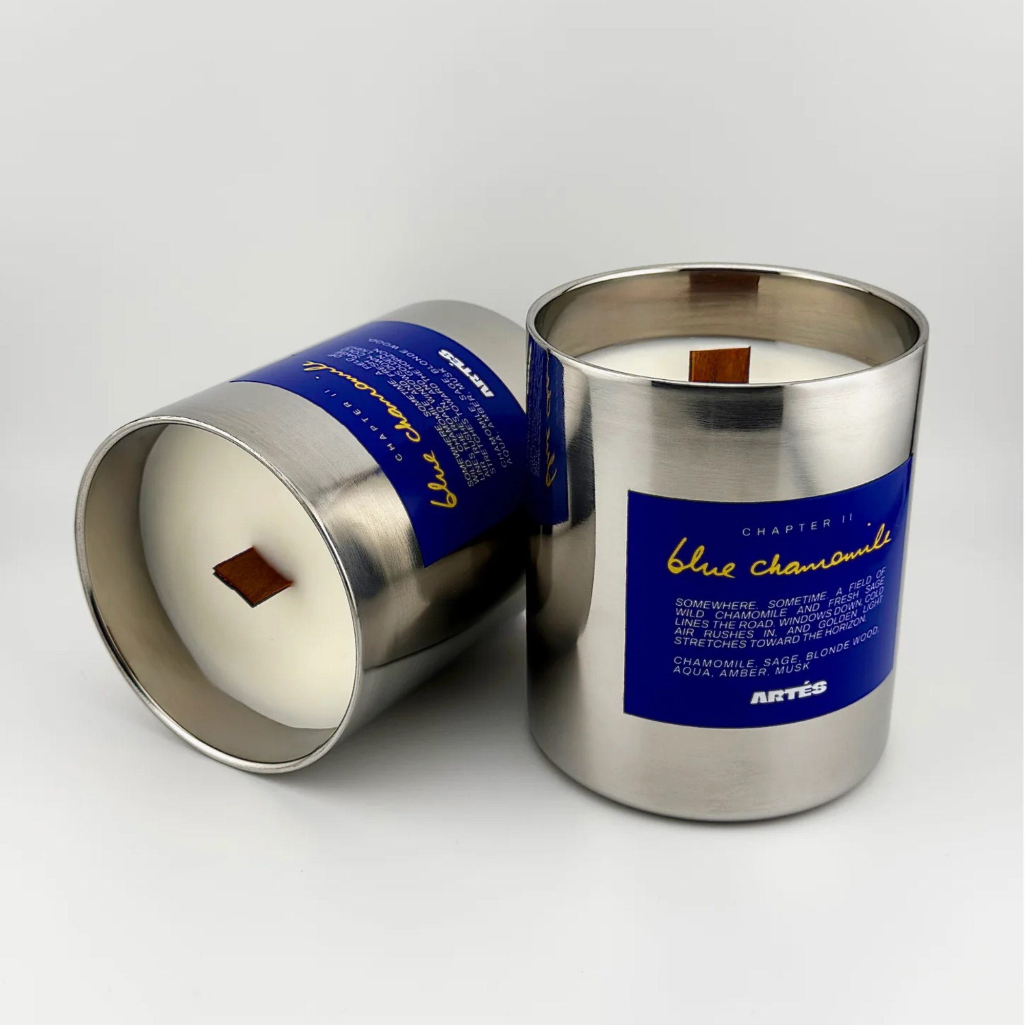 Blue Chamomile Scented Candle 320g - Image 3