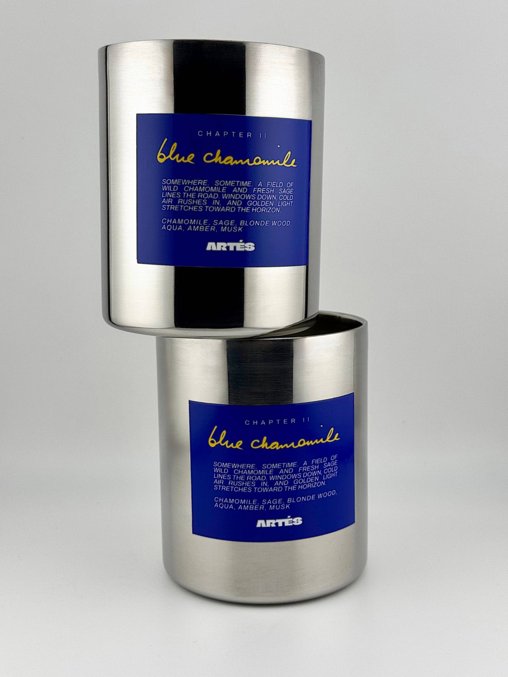 Blue Chamomile Scented Candle 320g - Image 3