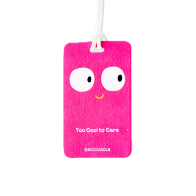 Too Cool to Care Rose Air Freshener