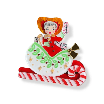 Sleigh All Day Brooch