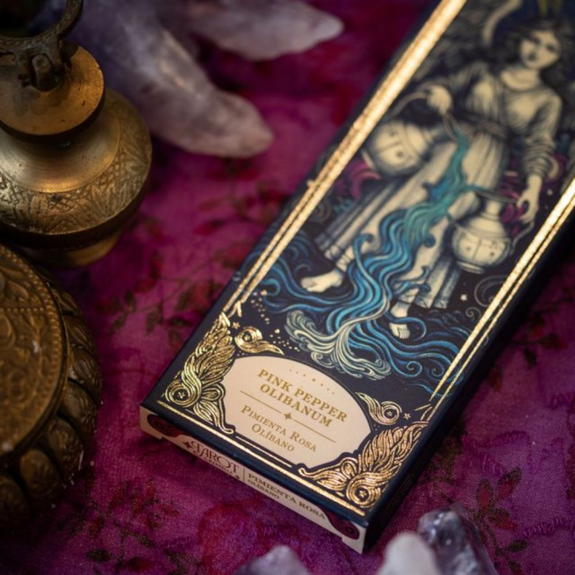Pink Pepper Tarot of Marseille Incense - 8 Sticks - Image 2